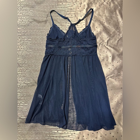 Blue Sheer Lingerie S - Picture 6 of 11